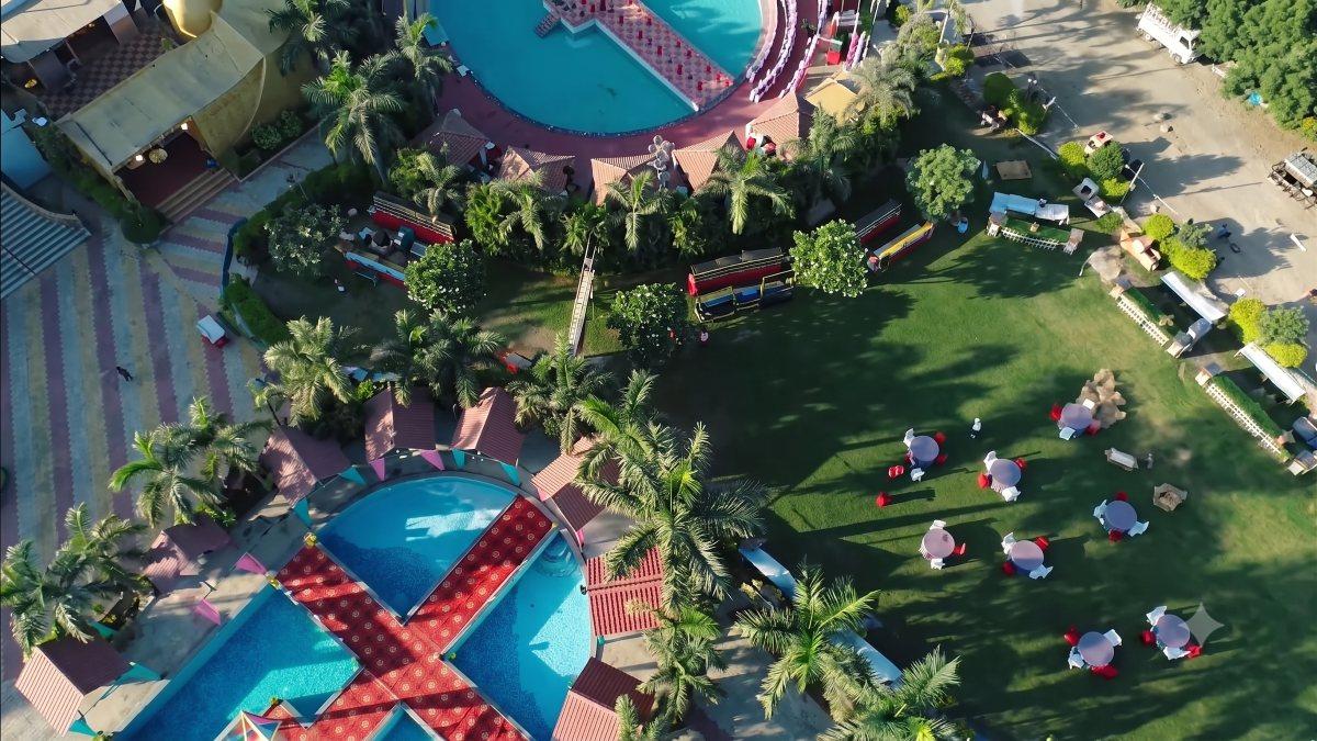 Resort grounds